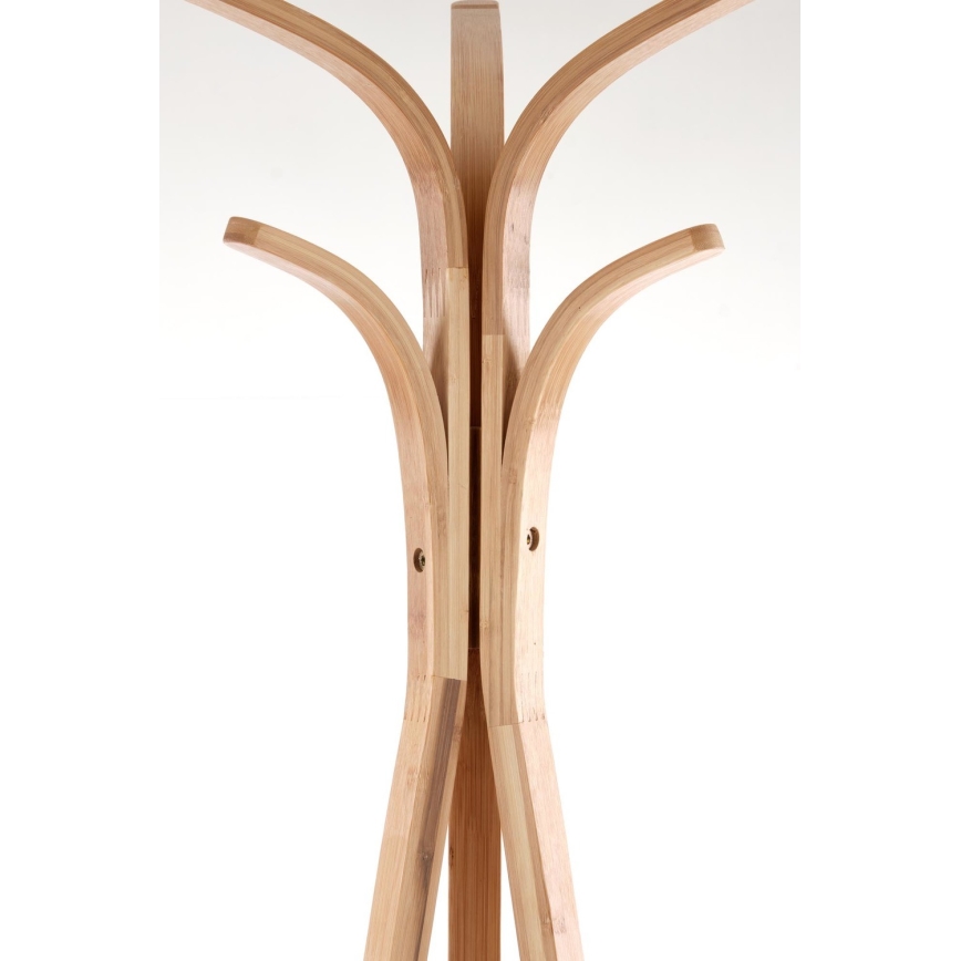 Prostostoječ obešalnik 177x52 cm rjav