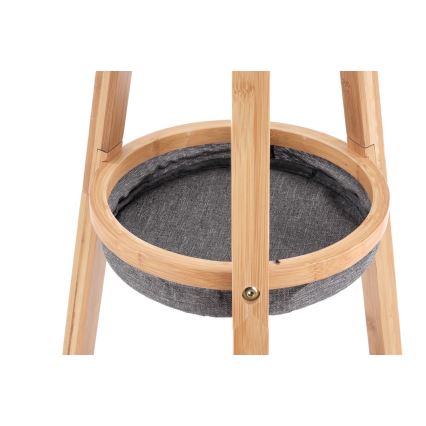 Prostostoječ obešalnik 177x52 cm rjav