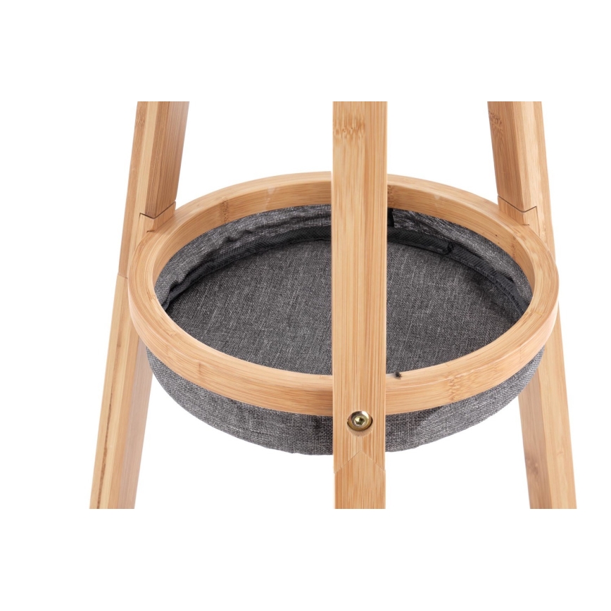 Prostostoječ obešalnik 177x52 cm rjav