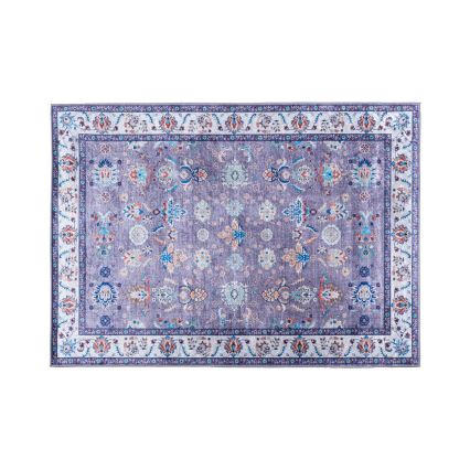 Protizdrsna orientalska preproga PRINT SHINE 120x170 cm modra