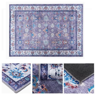 Protizdrsna orientalska preproga PRINT SHINE 160x230 cm, modra
