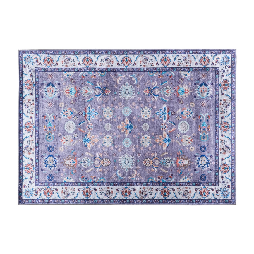 Protizdrsna orientalska preproga PRINT SHINE 160x230 cm, modra