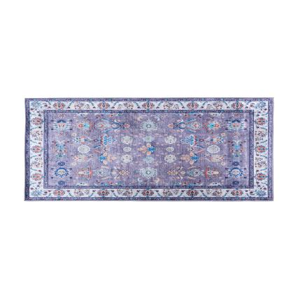 Protizdrsna orientalska preproga PRINT SHINE 70x140 cm modra