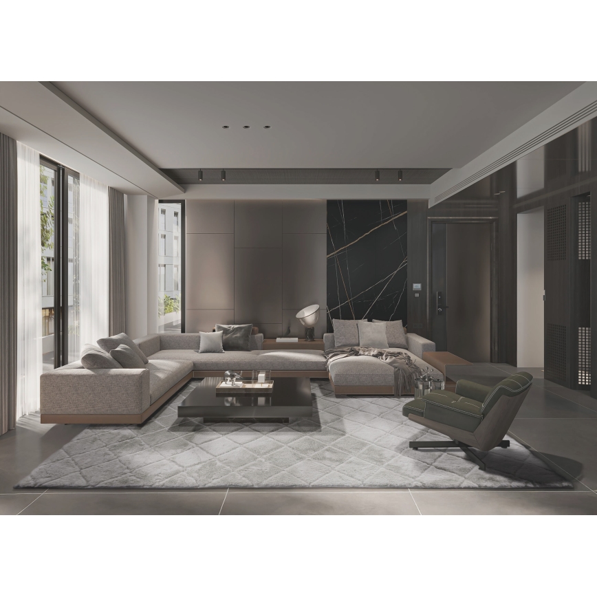 Protizdrsna preproga MODENA NEW 120x160 cm siva