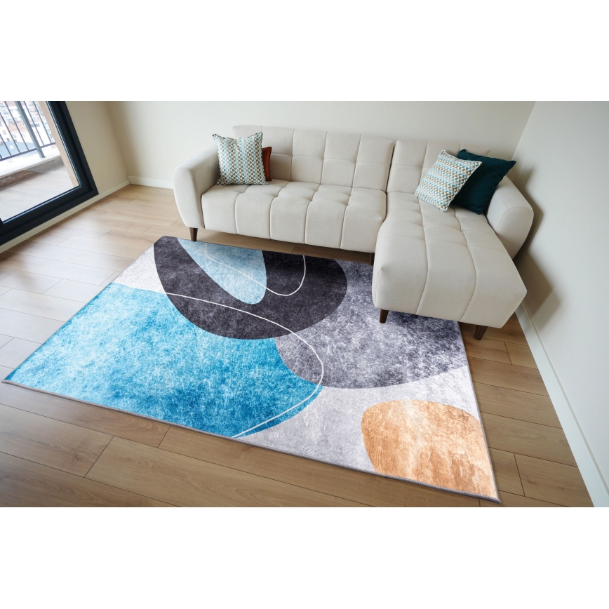 Protizdrsna preproga PRINT SHINE 160x230 cm večbarvna