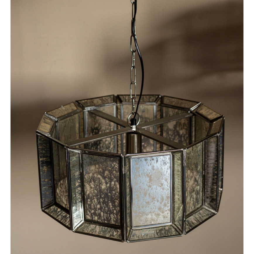 PTMD - Lestenec na verigi ANTIQUE 1xE27/40W/230V premer 46 cm