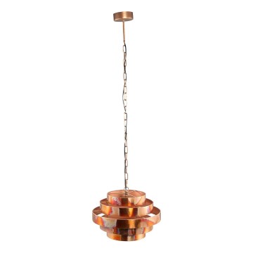 PTMD - Lestenec na verigi ZANTH 1xE27/40W/230V Ø 42 cm bakren