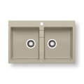 Pyramis 70053101 - Kuhinjsko pomivalno korito SPARTA 78x50 cm granit/bež