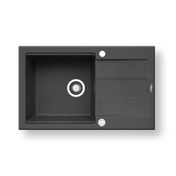 Pyramis 70083701 - Kuhinjsko korito SPARTA PLUS LUX 78x48 cm granit/črna