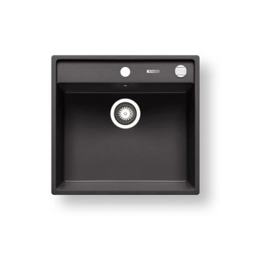 Pyramis 70168301 - Kuhinjsko pomivalno korito CAMEA 50x53 cm granit/črna