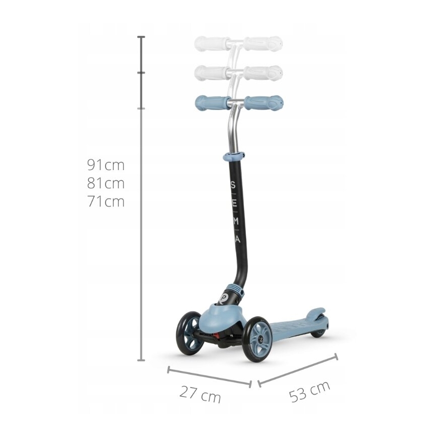 QPlay - Otroški skiro 4v1 SEMA modra