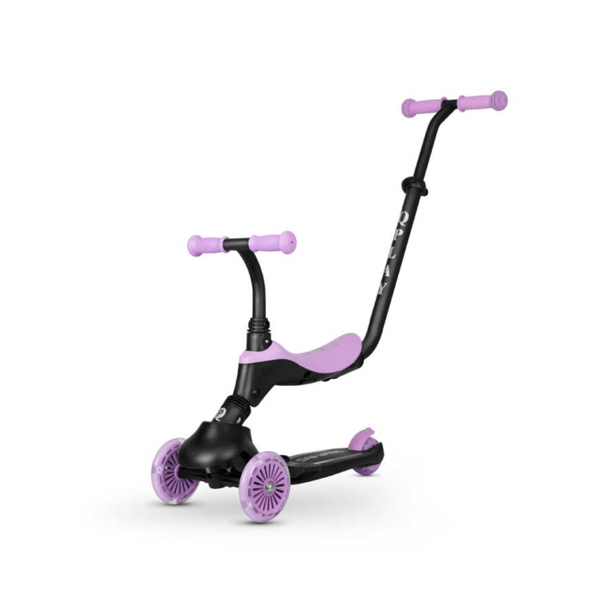QPlay - Otroški skuter 5v1 SEMA vijolična