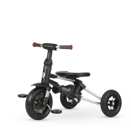 QPlay - Otroški tricikel 5 v 1 NOVA DELUXE črn