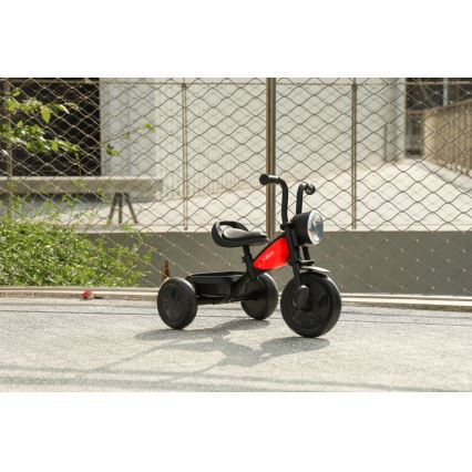 QPlay - Otroški tricikel TRIDURO črna/rdeča