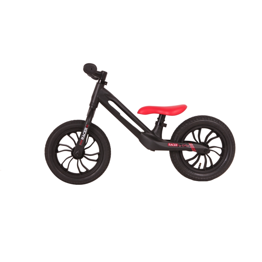 QPlay - Otroško kolo RACER AIR črna/rdeča