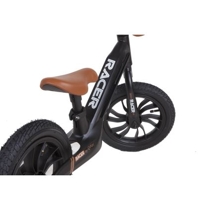QPlay - Otroško kolo RACER AIR črna/rjava