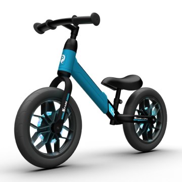 QPlay - Otroško kolo z LED svetila na kolesih SPARK modra