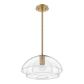Quintiesse - lestenec na drogu LOTUS 1xE27/60W/230V, premer 40,7 cm, v zlati barvi