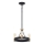 Quintiesse - Lestenec na drogu SILAS 3xE27/60W/230V Ø 42,2 cm črna/zlata