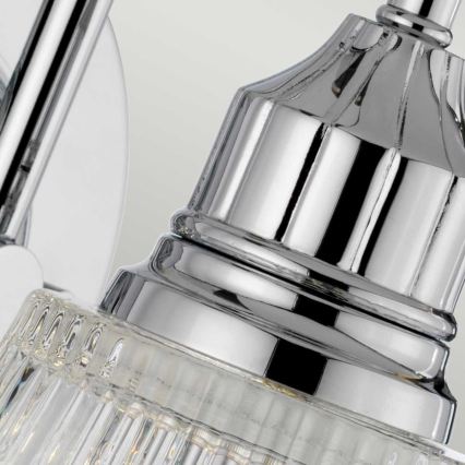 Quintiesse - LED stenska svetilka za kopalnico ADDISON 1xG9/3W/230V IP44 sijajni krom