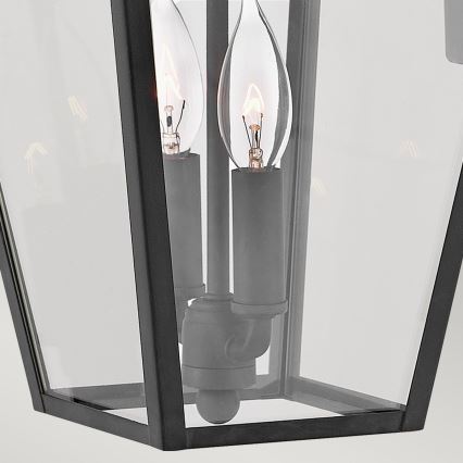 Quintiesse - Zunanja stenska svetilka ALFORD M 2xE14/40W/230V IP44 črna