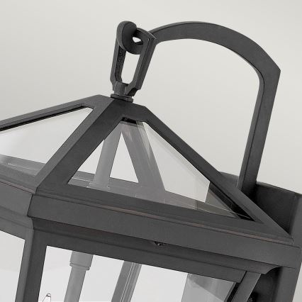 Quintiesse - Zunanja stenska svetilka ALFORD S 2xE14/40W/230V IP44 črna