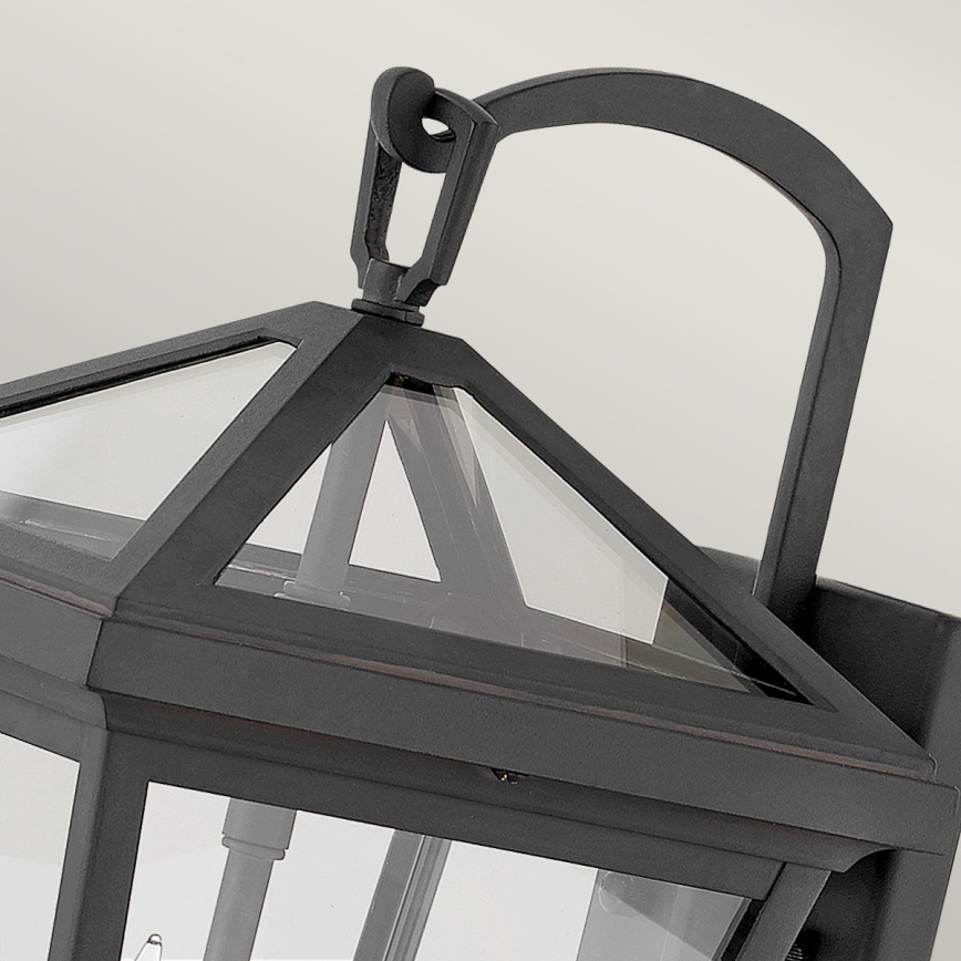 Quintiesse - Zunanja stenska svetilka ALFORD S 2xE14/40W/230V IP44 črna