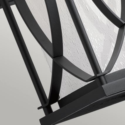 Quintiesse - Zunanja stenska svetilka ASHBERN M 1xE27/60W/230V IP44 črna