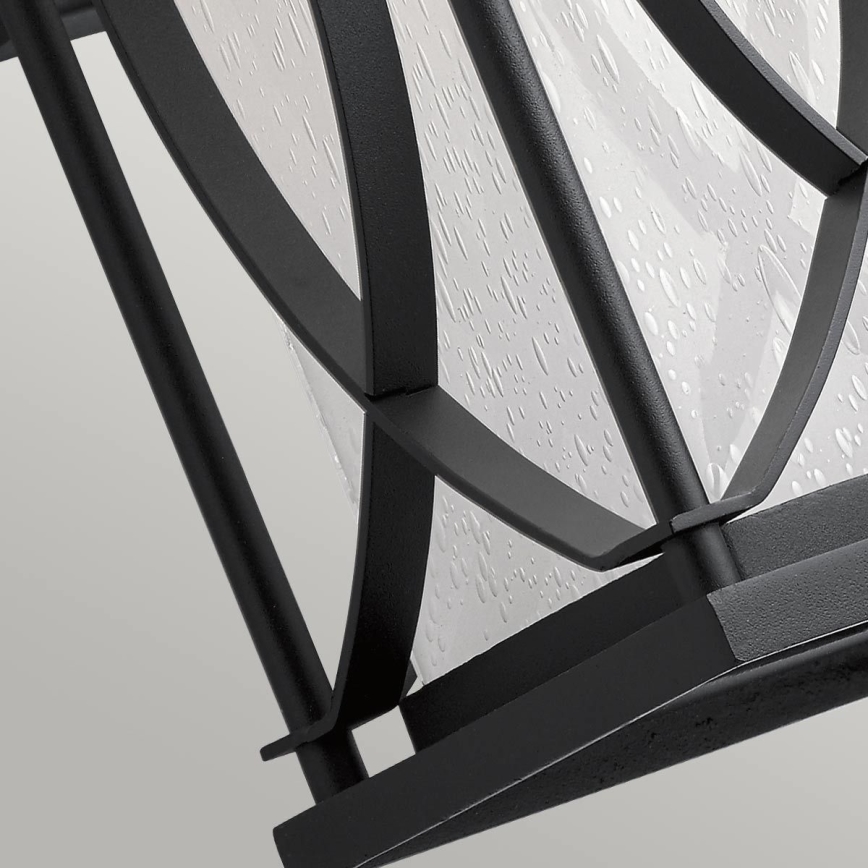 Quintiesse - Zunanja stenska svetilka ASHBERN M 1xE27/60W/230V IP44 črna