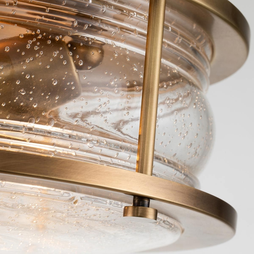 Quintiesse - Stropna svetilka za kopalnico ASHLAND 2×E27/60W/230V, Ø 30,5 cm, IP44, zlata