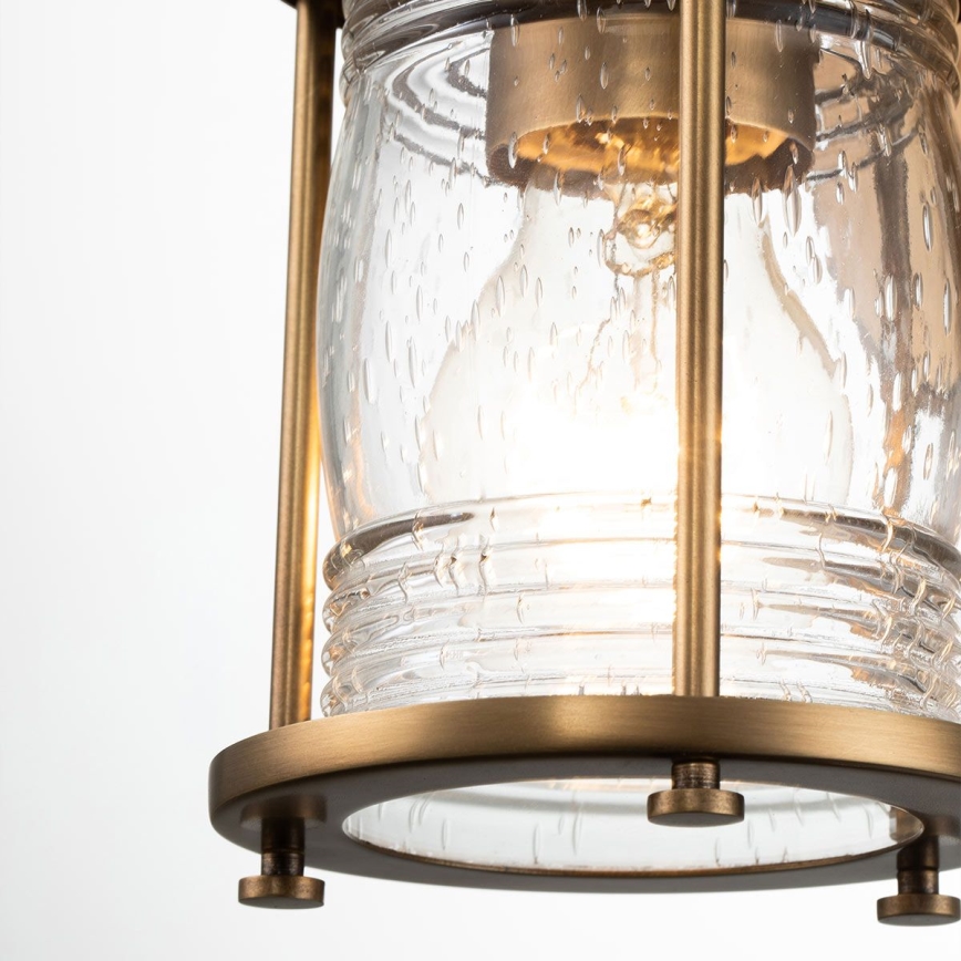 Quintiesse - Zunanja stenska svetilka ASHLAND BAY 1xE27/60W/230V IP44 bronasta