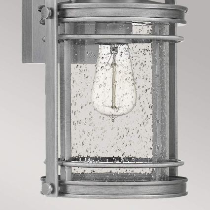 Quintiesse - Zunanja stenska svetilka BOOKER M 1xE27/60W/230V IP44 matiran krom