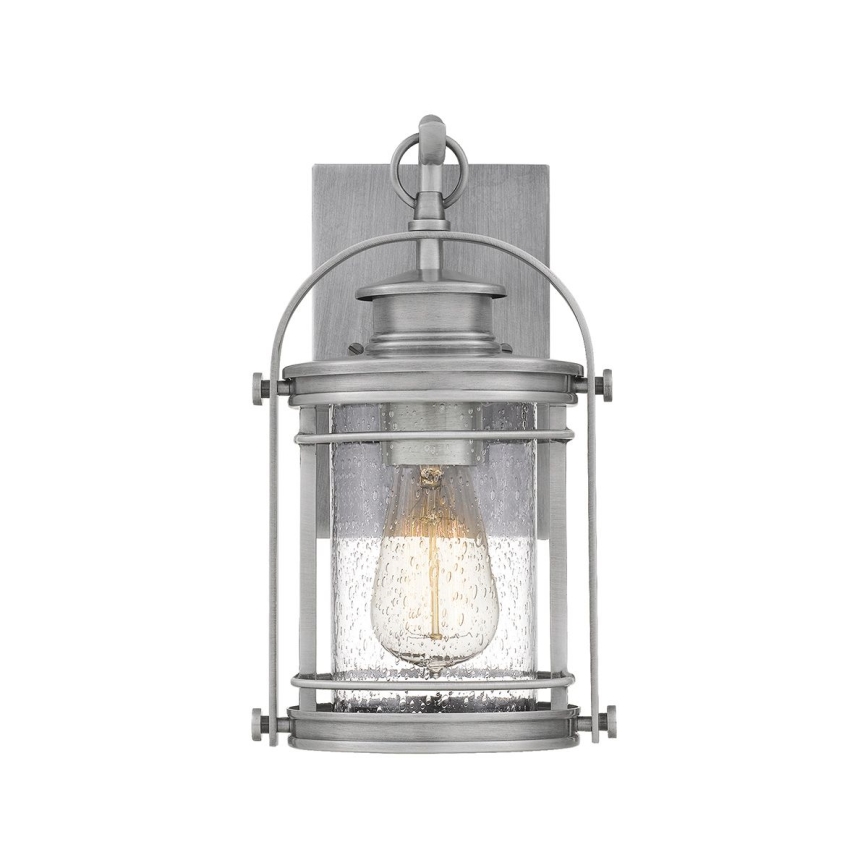 Quintiesse - Zunanja stenska svetilka BOOKER S 1xE27/60W/230V IP44 mat krom