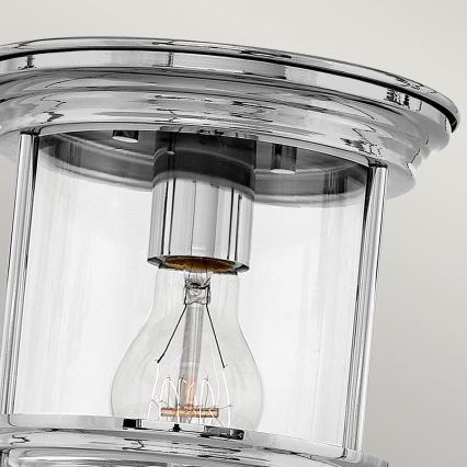 Quintiesse - Zunanja stropna svetilka HADRIAN 1xE27/60W/230V, premer 16,8 cm, IP44