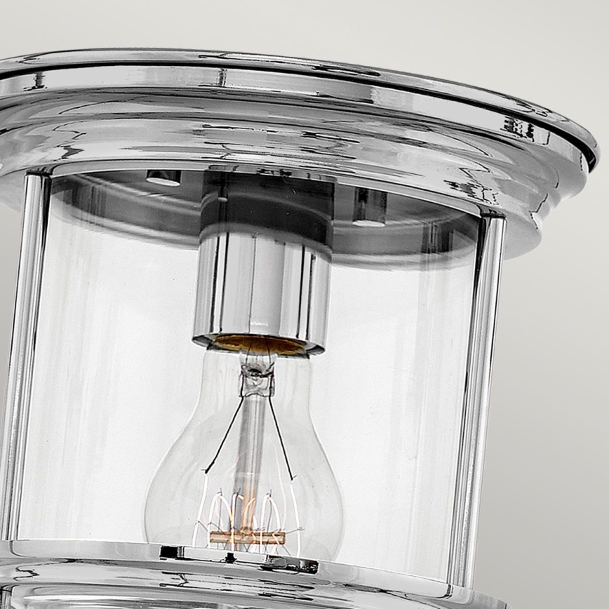 Quintiesse - Zunanja stropna svetilka HADRIAN 1xE27/60W/230V, premer 16,8 cm, IP44
