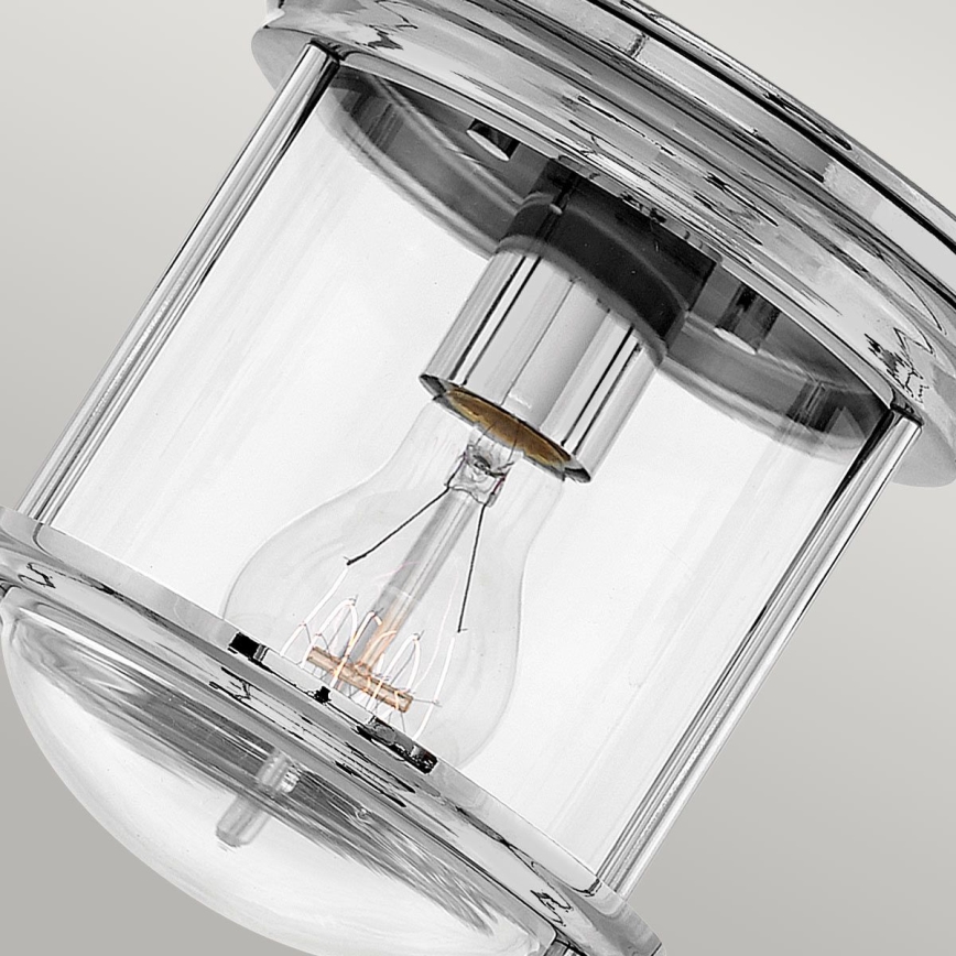 Quintiesse - Zunanja stropna svetilka HADRIAN 1xE27/60W/230V, premer 16,8 cm, IP44