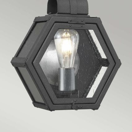 Quintiesse - Zunanja stenska svetilka HEATH S 1xE27/60W/230V IP44 črna