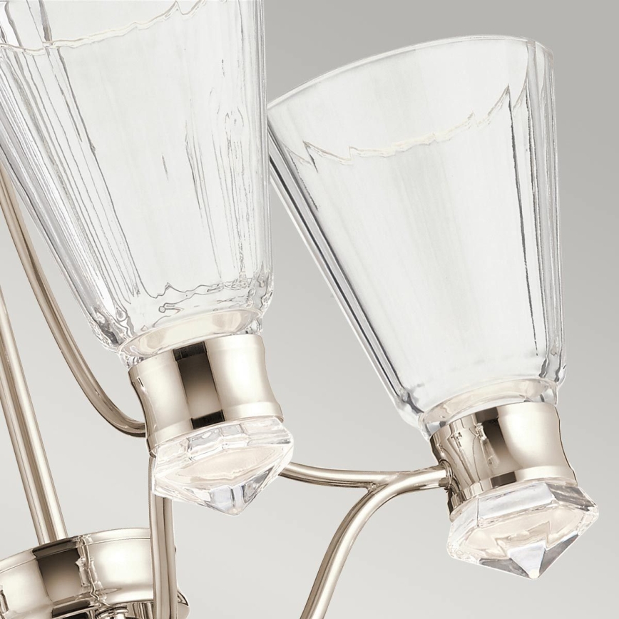 Quintiesse - LED kopalniški lestenec na drogu KAYVA LED/24W/230V IP44 sijajni krom