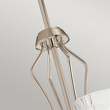 Quintiesse - LED kopalniški lestenec na drogu KAYVA LED/24W/230V IP44 sijajni krom
