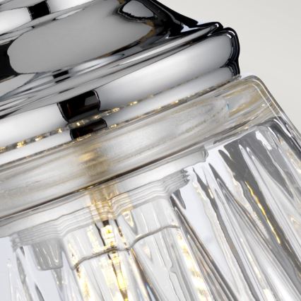 Quintiesse - LED kopalniška stenska svetilka KEYNES 1xG9/3W/230V IP44 sijajni krom