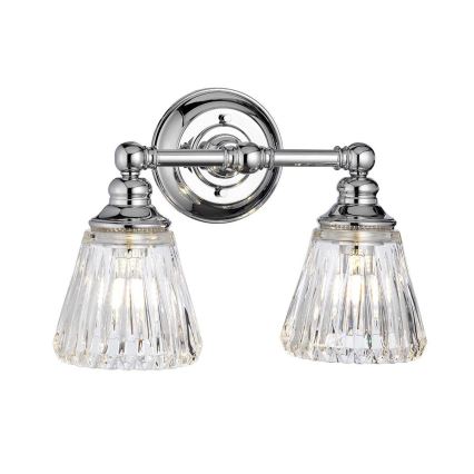 Quintiesse - LED kopalniška stenska svetilka KEYNES 2xG9/3W/230V IP44 sijajni krom