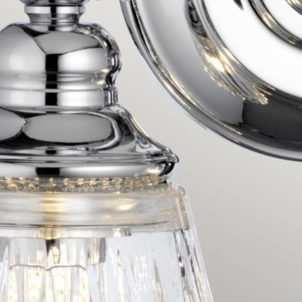 Quintiesse - LED kopalniška stenska svetilka KEYNES 2xG9/3W/230V IP44 sijajni krom