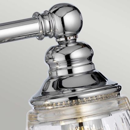 Quintiesse - LED kopalniška stenska svetilka KEYNES 2xG9/3W/230V IP44 sijajni krom