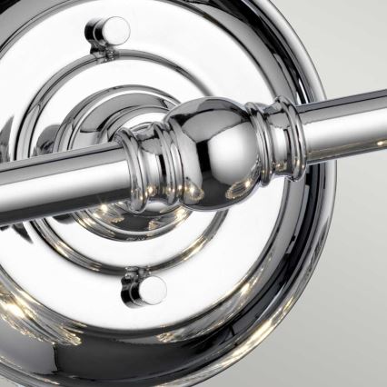 Quintiesse - LED kopalniška stenska svetilka KEYNES 2xG9/3W/230V IP44 sijajni krom