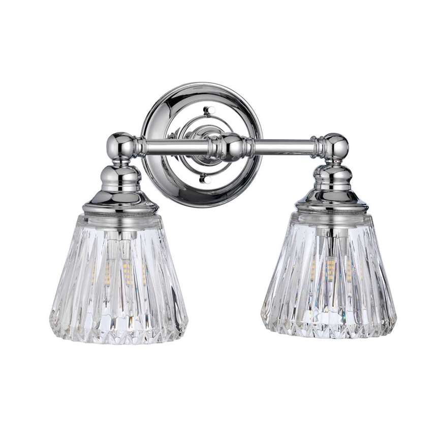 Quintiesse - LED kopalniška stenska svetilka KEYNES 2xG9/3W/230V IP44 sijajni krom