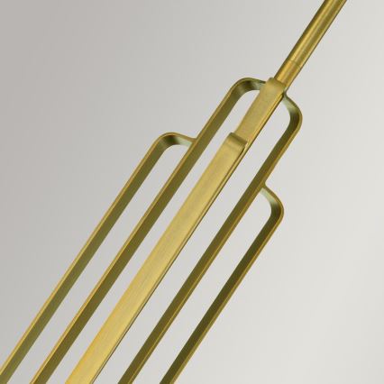 Quintiesse - Lestenec na drogu KIMROSE 1xE27/60W/230V premer 17,8 cm v zlati barvi