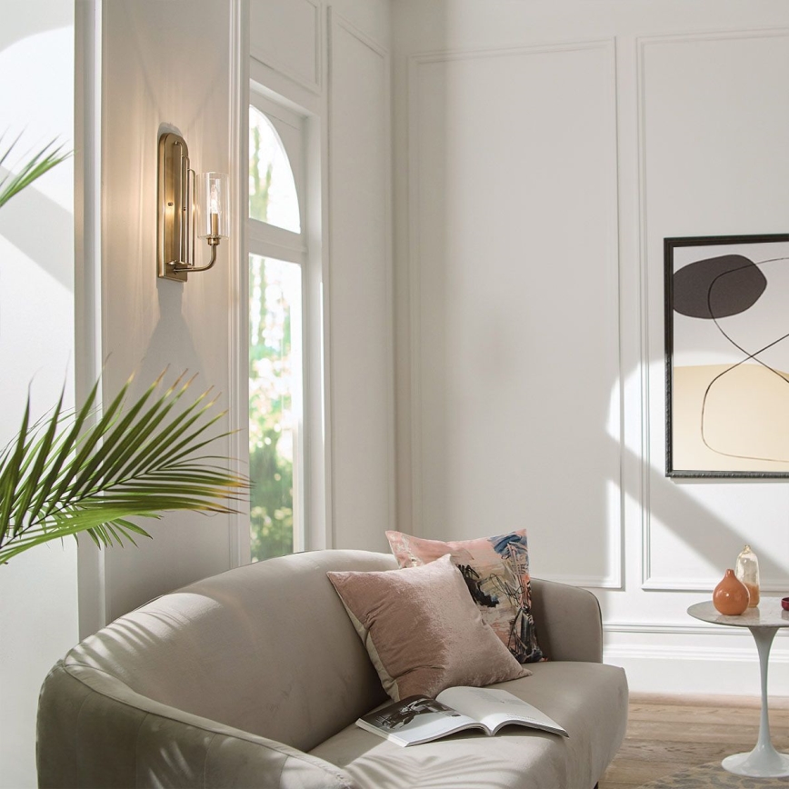 Quintiesse - Stensko svetilo KIMROSE 1xE14/40W/230V zlato