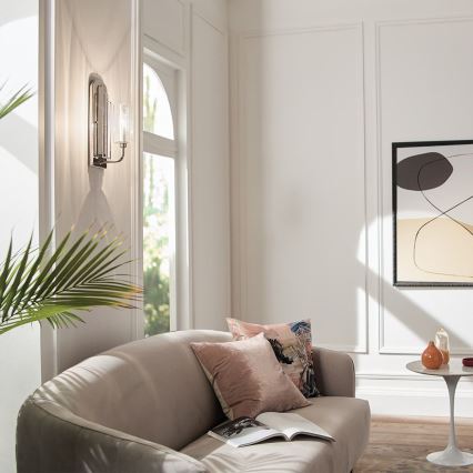 Quintiesse - Stenska svetilka KIMROSE 1xE14/40W/230V sijajni krom