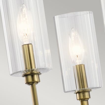 Quintiesse - Lestenec na drogu KIMROSE 6xE14/40W/230V premer 68,6 cm zlati