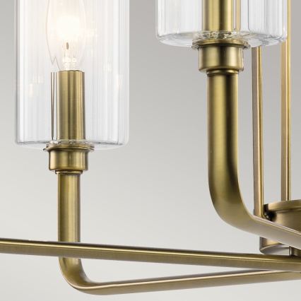 Quintiesse - Lestenec na drogu KIMROSE 6xE14/40W/230V premer 68,6 cm zlati